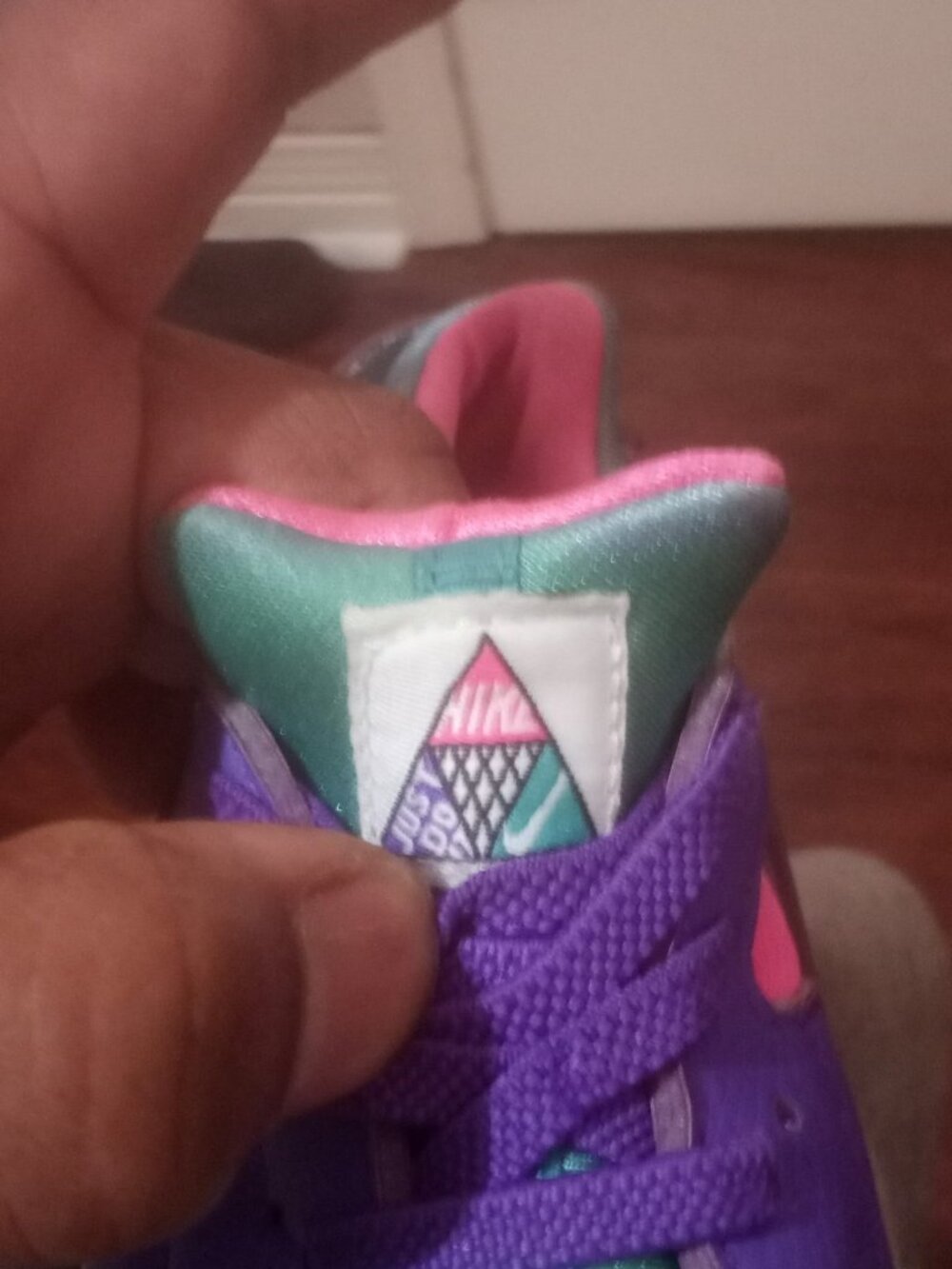 Nike Toddler Huarache Run Ultra Green/Purple Running Sneakers SZ 10C BQ7098-300 - Picture 6 of 13